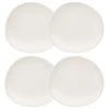 Maisons Du Monde Assiettes à Dessert Assiette à Dessert En Grès Blanc - Lot De 4