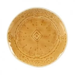 Maisons Du Monde Assiettes à Dessert Assiette à Dessert En Grès Jaune - Lot De 4