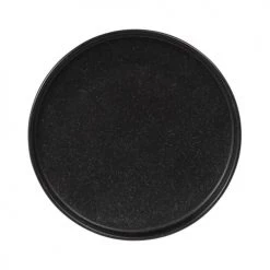 Maisons Du Monde Assiettes à Dessert Assiette à Dessert En Grès Noir - Lot De 6