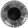 Maisons Du Monde Assiettes à Dessert Assiette à Dessert En Grès Noir Et Blanc - Lot De 6