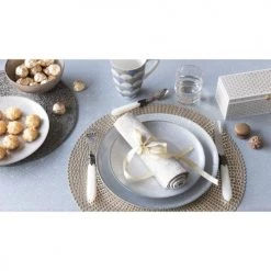 Maisons Du Monde Vaisselle De Noël Assiette à Dessert En Verre Gris D 22 Cm - Lot De 6 -Assiettes Soldes Magasin assiette a dessert en verre gris d 22 cm 1000 2 0 154447 4