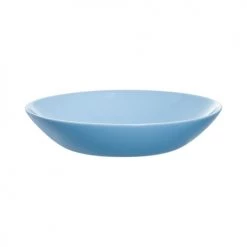 Luminarc Assiettes Plates Assiette à Soupe En Opale Bleu D20cm -Assiettes Soldes Magasin assiette a soupe en opale bleu d20cm 3