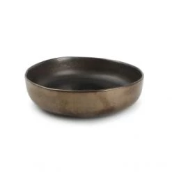 Salt&Pepper Assiettes Creuses Assiette Creuse 21,5xH5,5cm Or Graphite - Lot De 4