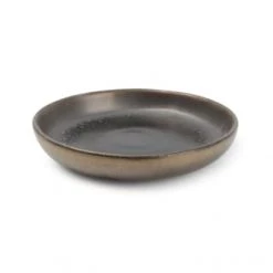 Salt&Pepper Assiettes Creuses Assiette Creuse 21xH3,5cm Or Graphite - Lot De 4 -Assiettes Soldes Magasin assiette creuse 21xh3 5cm or graphite lot de 4 3