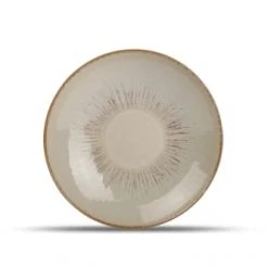 ONA Assiettes Creuses Assiette Creuse 22xH5cm Beige - Lot De 4 -Assiettes Soldes Magasin assiette creuse 22xh5cm beige lot de 4 2