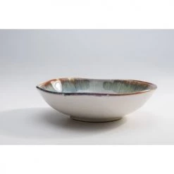 Kare Design Assiettes Creuses Assiette Creuse En Céramique Blanche Et Bleue D21 - Lot De 4 -Assiettes Soldes Magasin assiette creuse en ceramique blanche et bleue d21 lot de 4 4