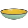 Maisons Du Monde Assiettes Creuses Assiette Creuse En Faïence Jaune Et Verte - Lot De 2