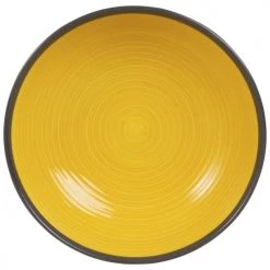 Maisons Du Monde Assiettes Creuses Assiette Creuse En Faïence Jaune Et Verte - Lot De 2 -Assiettes Soldes Magasin assiette creuse en faience jaune et verte 1000 6 25 180835 2