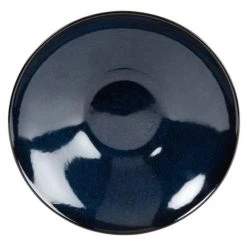 Maisons Du Monde Vaisselle De Noël Assiette Creuse En Grès Bleu - Lot De 2 -Assiettes Soldes Magasin assiette creuse en gres bleu 1000 15 0 207296 2