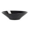 Maisons Du Monde Assiettes Creuses Assiette Creuse En Grès Noir Et Crème - Lot De 4