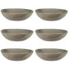 Maisons Du Monde Assiettes Creuses Assiette Creuse En Grès Vert - Lot De 6