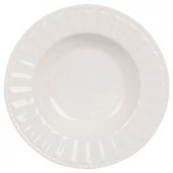 Maisons Du Monde Assiettes Creuses Assiette Creuse En Porcelaine Blanche - Lot De 6 -Assiettes Soldes Magasin assiette creuse en porcelaine blanche 1000 1 31 174404 4