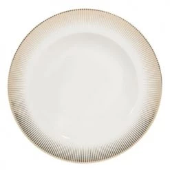 Maisons Du Monde Vaisselle De Noël Assiette Creuse En Porcelaine D 22 Cm - Lot De 6