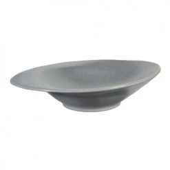 Sibo Homeconcept Assiettes Creuses Assiette Creuse En Porcelaine Gris 20,5 Cm - Lot De 4