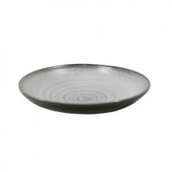 Sibo Homeconcept Assiettes Creuses Assiette Creuse En Porcelaine Gris 20 Cm - Lot De 3
