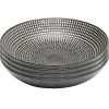 Kare Design Assiettes Creuses Assiette Creuse En Porcelaine Noire Et Blanche D20 - Lot De 4
