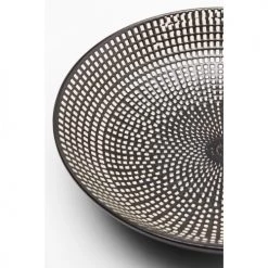 Kare Design Assiettes Creuses Assiette Creuse En Porcelaine Noire Et Blanche D20 - Lot De 4 -Assiettes Soldes Magasin assiette creuse en porcelaine noire et blanche d20 lot de 4 2