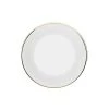 Lo De Manuela Assiettes Creuses Assiette Creuse Porcelaine De Limoges Blanche - Bord Doré 19 Cm