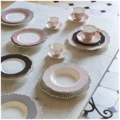 Mathilde M Assiettes Creuses Assiette Creuse Rose D23cm -Assiettes Soldes Magasin assiette creuse rose d23cm 1