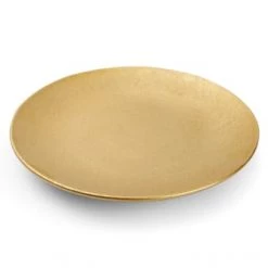 Salt&Pepper Assiettes De Présentation Assiette De Présentation 44cm En Faïence Or