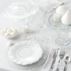 Maisons Du Monde Vaisselle De Noël Assiette De Présentation En Verre - Lot De 2 -Assiettes Soldes Magasin assiette de presentation en verre 1000 15 14 43010695 4