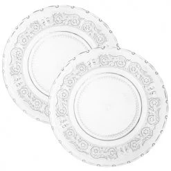 Maisons Du Monde Vaisselle De Noël Assiette De Présentation En Verre - Lot De 2