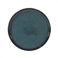 Sibo Homeconcept Assiettes à Dessert Assiette Dessert En Grés Artisanal Bleu 22 Cm - Lot De 6