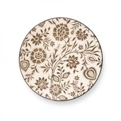 Medard De Noblat Assiettes Creuses Assiette Dessert En Grès Beige/Gris