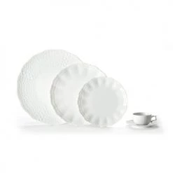 Medard De Noblat Assiettes à Dessert Assiette Dessert En Porcelaine De Limoges Blanc -Assiettes Soldes Magasin assiette dessert en porcelaine de limoges blanc 6