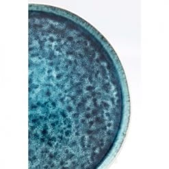 Kare Design Assiettes Plates Assiette En Grès Bleu D27 - Lot De 2 -Assiettes Soldes Magasin assiette en gres bleu d27 lot de 2 2
