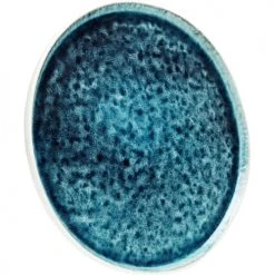 Kare Design Assiettes Plates Assiette En Grès Bleu D27 - Lot De 2 -Assiettes Soldes Magasin assiette en gres bleu d27 lot de 2 4