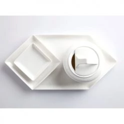 Serax Assiettes Plates Assiette En Porcelaine Carrée 26x26cm -Assiettes Soldes Magasin assiette en porcelaine carree 26x26cm 1
