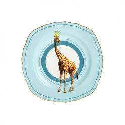 Yvonne Ellen Assiettes à Dessert Assiette En Porcelaine Girafe D16cm