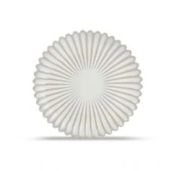 Salt&Pepper Assiettes à Dessert Assiette Plate 20cm Blanc Nuancé - Lot De 4