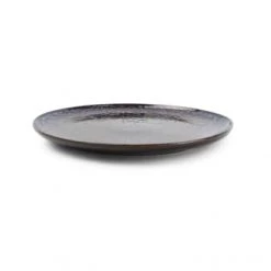 Assiettes Soldes Magasin -Assiettes Soldes Magasin assiette plate 20cm bleu fonce lot de 4 1