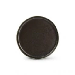 Salt&Pepper Assiettes à Dessert Assiette Plate 22cm ébène - Lot De 4