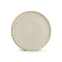 Salt&Pepper Assiettes à Dessert Assiette Plate 22xH3cm Beige - Lot De 4