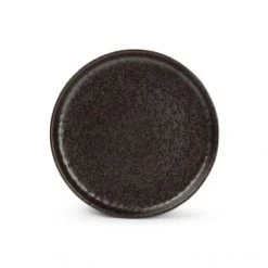 Salt&Pepper Assiettes à Dessert Assiette Plate 22xH3cm Chocolat - Lot De 4