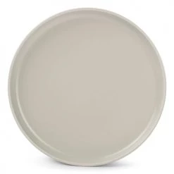 ONA Vaisselle De Noël Assiette Plate Beige Ø 20cm - Lot De 6