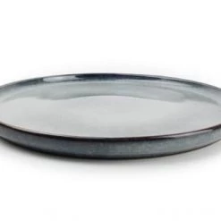 ONA Assiettes Plates Assiette Plate Bleu Ø 27cm - Lot De 4 -Assiettes Soldes Magasin assiette plate bleu oe 27cm lot de 4 2