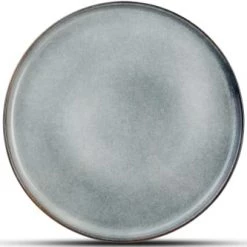 ONA Assiettes Plates Assiette Plate Bleu Ø 27cm - Lot De 4