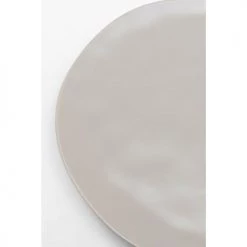 Kare Design Assiettes Plates Assiette Plate En Céramique Grise D26 - Lot De 4 -Assiettes Soldes Magasin assiette plate en ceramique grise d26 lot de 4 4