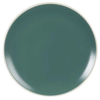 Maisons Du Monde Assiettes Plates Assiette Plate En Faïence Verte - Lot De 6 2 Maisons Du Monde Assiettes Plates Assiette Plate En Faïence Verte - Lot De 6 – Image 2