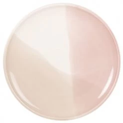 Maisons Du Monde Assiettes Plates Assiette Plate En Grès Tricolore Rose, Blanc, Gris - Lot De 6