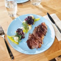 Luminarc Assiettes Plates Assiette Plate En Opale Bleu D27cm -Assiettes Soldes Magasin assiette plate en opale bleu d27cm 2