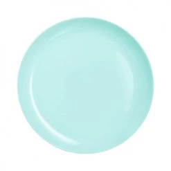 Luminarc Assiettes Plates Assiette Plate En Opale Turquoise D27cm