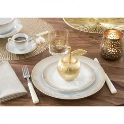 Maisons Du Monde Vaisselle De Noël Assiette Plate En Porcelaine D 27 Cm - Lot De 6 -Assiettes Soldes Magasin assiette plate en porcelaine d 27 cm 1000 3 13 163849 1