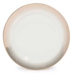 Maisons Du Monde Vaisselle De Noël Assiette Plate En Porcelaine D 27 Cm - Lot De 6