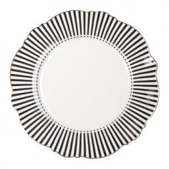 Mathilde M Assiettes Plates Assiette Plate Gris Foncé D27,5cm