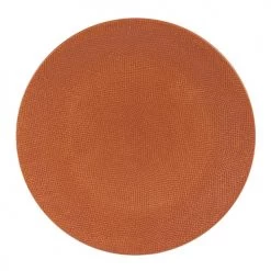 Table Passion Assiettes De Présentation Assiette Terra 31 Cm En Grès Orange